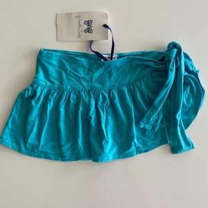 Piccola Ludo Girls Swim Coverup Skirt Ruffles Made in Italy New